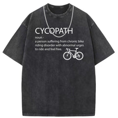 Men T Shirts Batik Washed Old Punk Short Sleeve T-Shirt