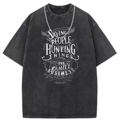 Mens T Shirts Printed Short Sleeve T-Shirt Washed Old Punk Loose