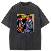 Men T Shirts Washed Old Retro Trend