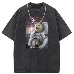 Mens T Shirts Short Sleeve T-Shirt Vintage Anime Oversize
