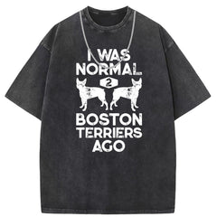 Men T Shirts Retro old cotton printed short-sleeved T-shirt