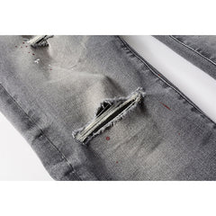 Purple Brand Jeans Pure Cotton High Street Trend #9107