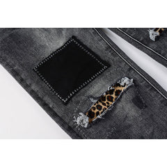 Purple Brand Jeans Pure Cotton High Street Trend #9102