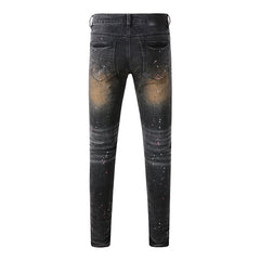 Purple Brand Jeans Pure Cotton High Street Trend #9109