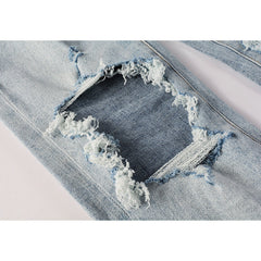 Purple Brand Jeans Pure Cotton High Street Trend