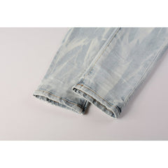 Purple Brand Jeans Pure Cotton High Street Trend #7017