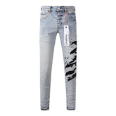 Purple Brand Jeans Pure Cotton High Street Trend
