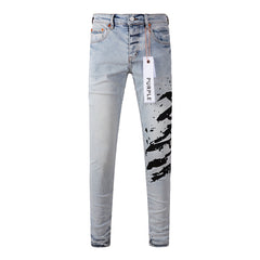Purple Brand Jeans Pure Cotton High Street Trend