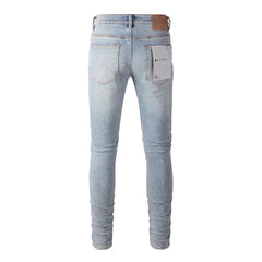 Purple Brand Jeans Pure Cotton High Street Trend