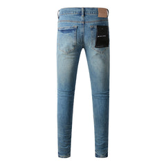 Purple Brand Jeans Pure Cotton High Street Trend