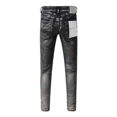 Purple Brand Jeans Pure Cotton High Street Trend #9028