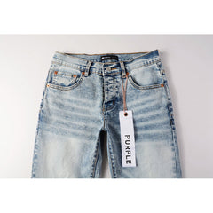 Purple Brand Jeans Pure Cotton High Street Trend