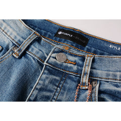 Purple Brand Jeans Pure Cotton High Street Trend