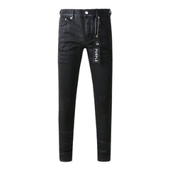 Purple Brand Jeans Pure Cotton High Street Trend #9082