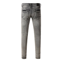 Purple Brand Jeans Pure Cotton High Street Trend