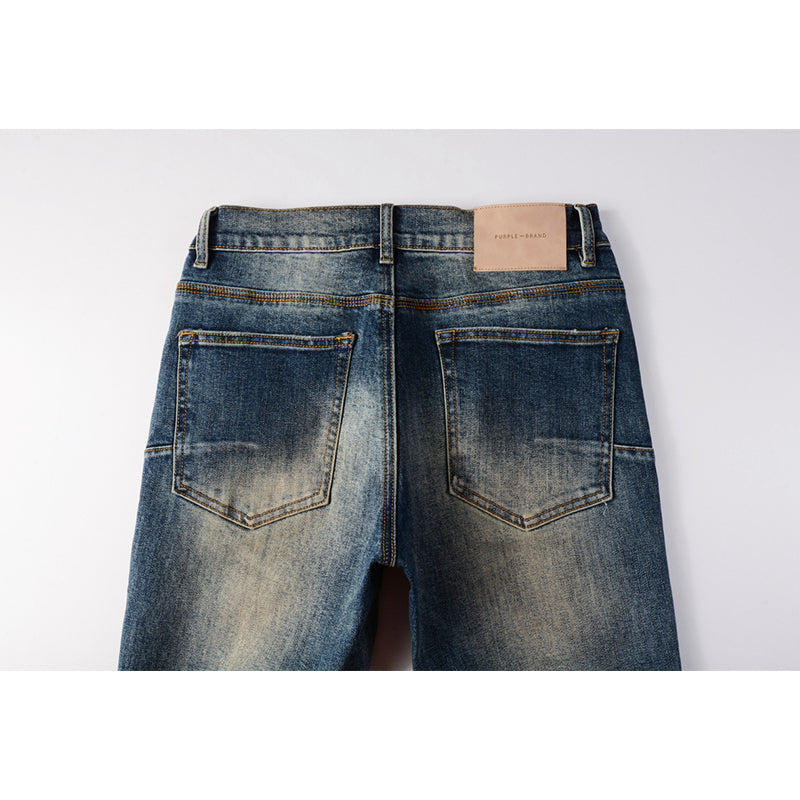 Purple Brand Jeans Pure Cotton High Street Trend #9097