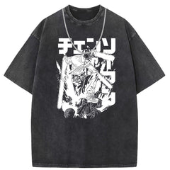 Men T Shirts T-shirt retro anime oversize loose
