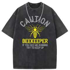 Men T Shirts Washed old punk short-sleeved T-shirt