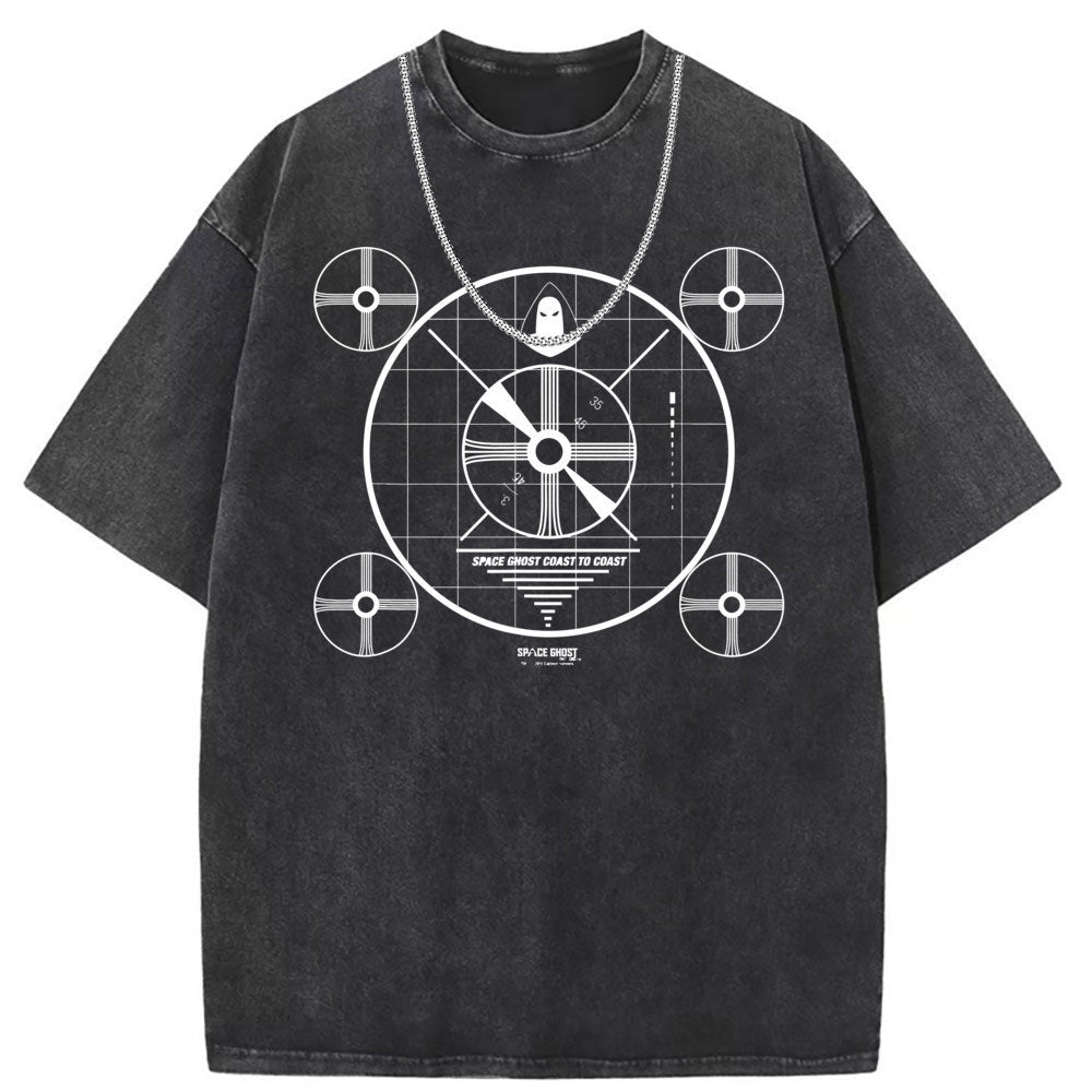 Men T Shirts Short-sleeved T-shirt women wash and do old street