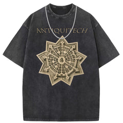 Men T Shirts Old vintage crew neck short sleeves