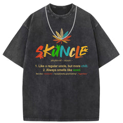 Men T Shirts Short Sleeve T-Shirt Washed Old Punk Loose