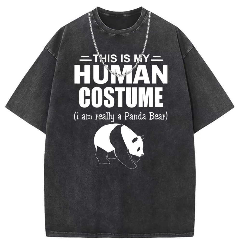 Men T Shirts Short-sleeved T-shirt women wash and do old street