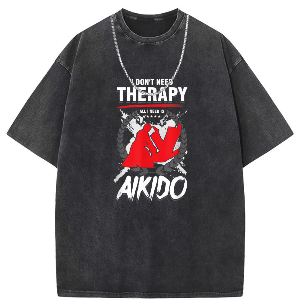 Men T Shirts Short Sleeve T-Shirts Women Washed Old American Street