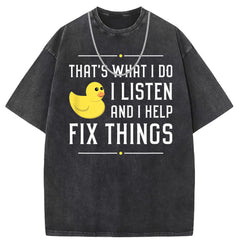 Men T Shirts Washed old punk short-sleeved T-shirt