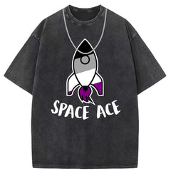 Men T Shirts Short Sleeve T-Shirts Women Washed Old American Street