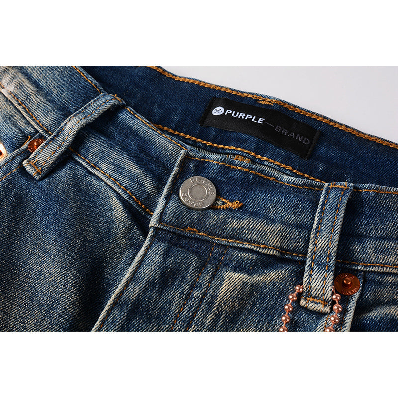 Purple Brand Jeans Pure Cotton High Street Trend